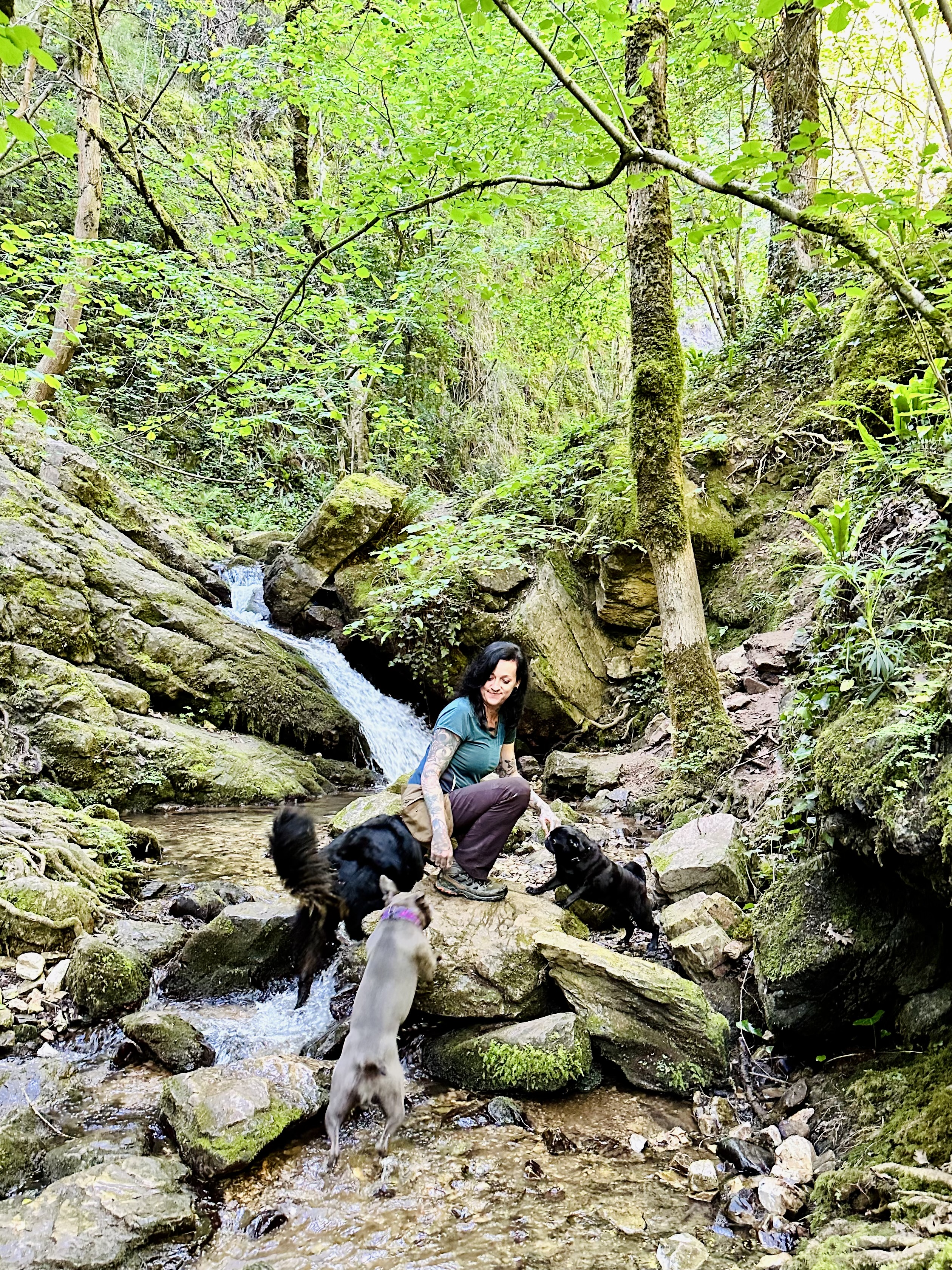 Camille et son chien